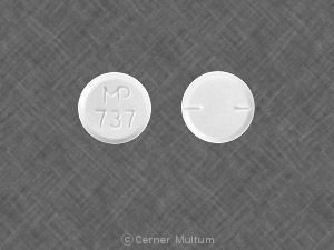 Pill MP 737 White Round is Primidone