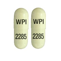 Pill WPI 2285 White Capsule/Oblong is Propafenone Hydrochloride Extended-Release