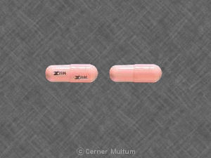 Pill Z 2186 Z 2186 Pink Capsule/Oblong is Propoxyphene Hydrochloride