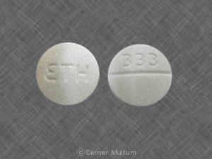 Pill 333 ETH White Round is Propafenone Hydrochloride