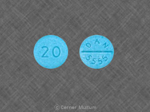 Dan 5555 Pill Blue Round 7mm Pill Identifier Drugs Com