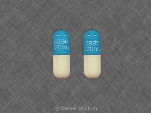 Propranolol hydrochloride extended release 120 mg 59911 120 mg