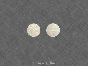 Pill JANSSEN P 10 White Round is Propulsid