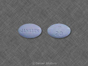 Propulsid 20 mg (JANSSEN P 20)