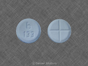 B 133 Pill Images White Round