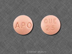 Quetiapine fumarate 25 mg APO QUE 25