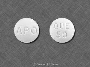 Quetiapine fumarate 50 mg APO QUE 50