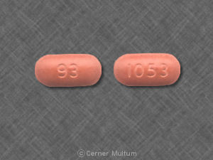 Pill 93 1053 Brown Oval is Quinapril Hydrochloride