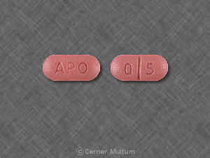 Quinapril hydrochloride 5 mg APO Q 5