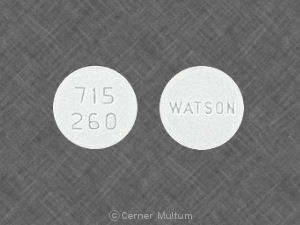 Pill 715 260 WATSON is Quinine Sulfate 260 mg