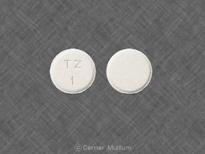 Pill TZ 1 White Round is Remeron SolTab