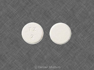 Pill TZ 2 White Round is Remeron SolTab