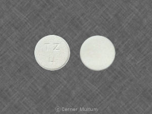 Pill TZ 4 White Round is Remeron SolTab