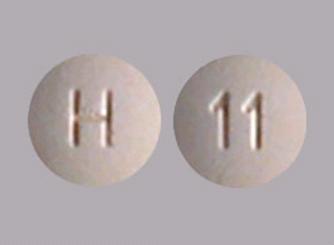 Pill H 11 Yellow Round is Repaglinide
