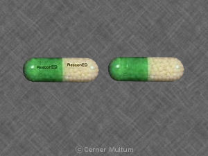 Pill ResconED ResconED is Rescon-Ed 8 mg / 120 mg