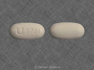 Pill U 3761 White Oval is Rescriptor