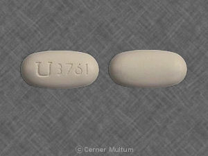 Pill U 3761 is Rescriptor 100 mg