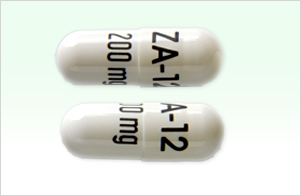 Pill ZA-12 200 mg White Capsule/Oblong is Ribavirin