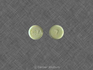 Ritalin 5 mg CIBA 7