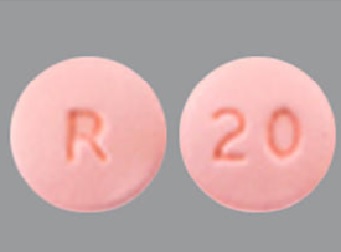 Rosuvastatin calcium 20 mg R 20