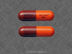 Sectral 400 mg RP 701 SECTRAL 400