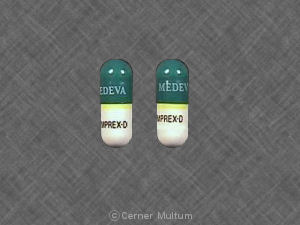 Pill MEDEVA SEMPREX-D Green & White Capsule-shape is Semprex-D
