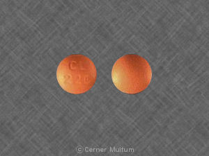 Pill CL 220 Orange Round is Senna S