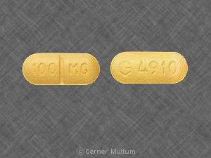 Sertraline hydrochloride 100 mg G 4910 100 MG