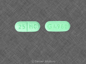 Sertraline hydrochloride 25 mg G 4960 25 MG