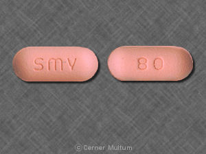 Simvastatin 80 mg SMV 80