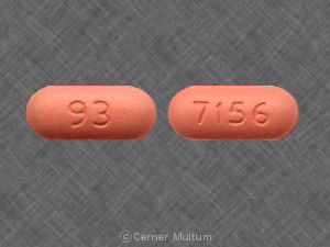 Pill 93 7156 Pink Oval is Simvastatin