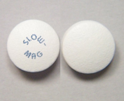 Slow-Mag (calcium carbonate / magnesium chloride) magnesium 71.5 mg / calcium 119 mg (SLOW- MAG)