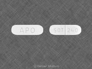 Sotalol hydrochloride 240 mg APO SOT 240