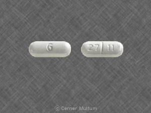 Pill 2711 G Blue Oval is Sotalol Hydrochloride