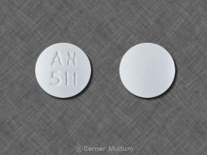 Pill AN 511 is Spironolactone Hydrochloride 25 mg