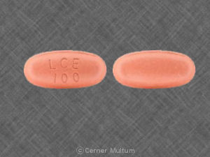 Carbidopa, entacapone and levodopa 25 mg / 200 mg / 100 mg LCE 100