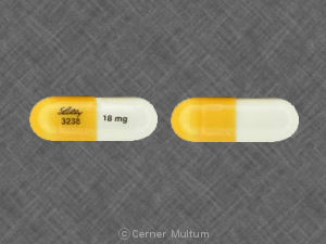 Strattera 18 mg LILLY 3238 18 mg