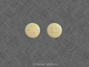 Pill ZENECA 10 891 Yellow Round is Sular