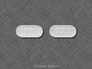 Pill 93 222 White Capsule/Oblong is Sumatriptan Succinate