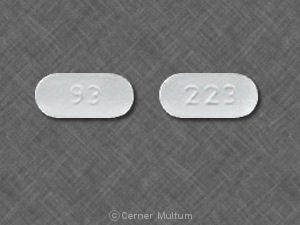 Pill 93 223 White Capsule-shape is Sumatriptan Succinate