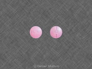 Pill FLINT 112 Pink Round is Synthroid