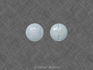 Synthroid 150 mcg (0.15 mg) SYNTHROID 150