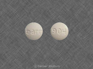 Pill barr 904 White Round is Tamoxifen Citrate