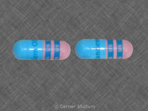 Pill Tandem OB US US US US Blue & Pink Capsule/Oblong is Tandem OB