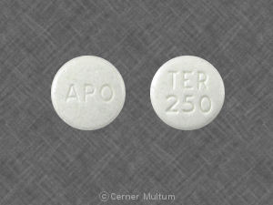 Хапчето APO TER 250 е тербинафин хидрохлорид 250 mg