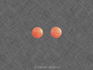 Thioridazine hydrochloride 10 mg M 54 10