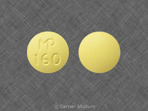 Thioridazine hydrochloride 100 mg MP 160