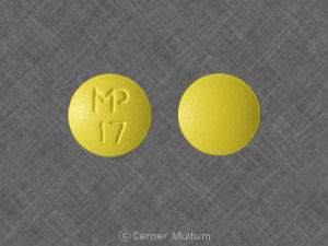 Thioridazine hydrochloride 50 mg MP 17
