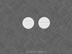 Tizanidine hydrochloride 2 mg APO TI-2