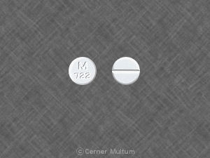 Tizanidine hydrochloride 2 mg M 722